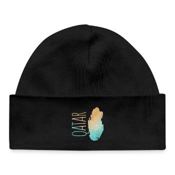 Qatar - Baby Organic Beanie - black - Front