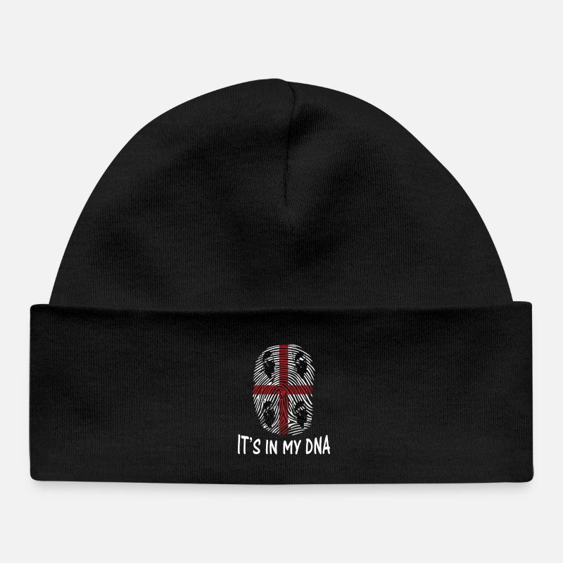 Idée cadeau de conception de t-shirt ADN drapeau Sardaigne. - Bonnet bébé bio - noir