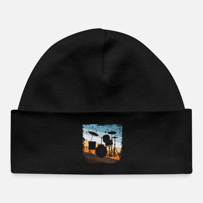 Drummers - Baby Organic Beanie - black