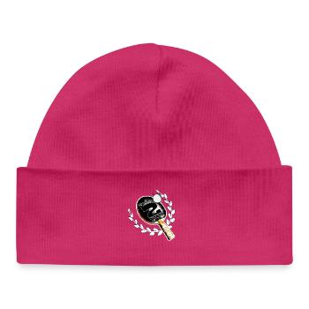 Table tennis - Baby Organic Beanie - hot pink - Front