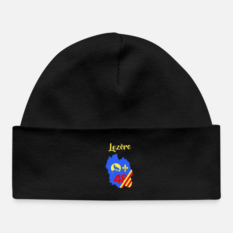 Lozère - Bonnet bébé bio - noir