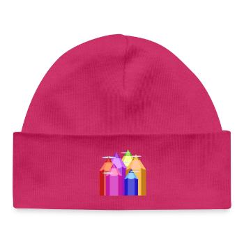 Peaks of Color - Baby Organic Mütze - hot Pink - Vorne