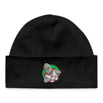 Croisé amical - Bonnet bébé bio - noir - Devant