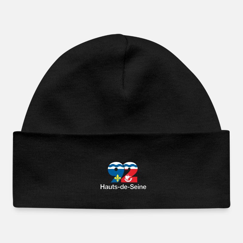 Hauts de seine - Bonnet bébé bio - noir