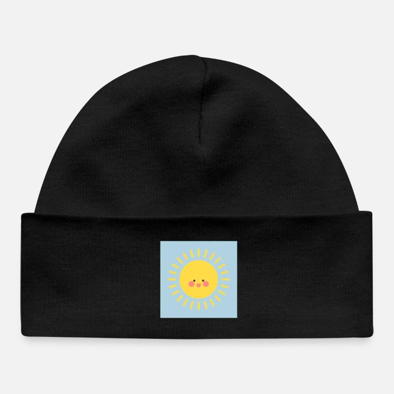 H - Bonnet bébé bio - noir