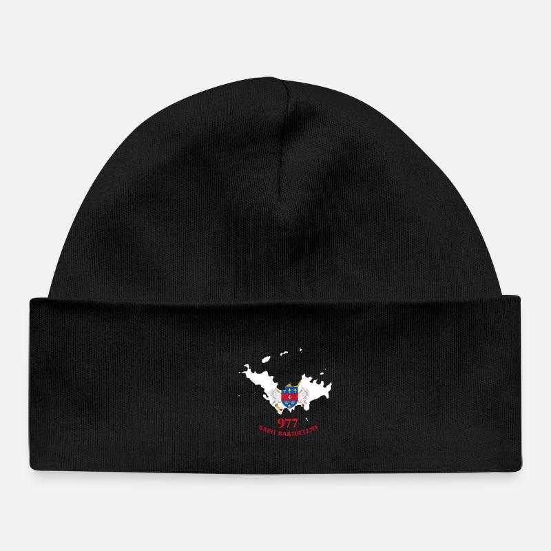 Saint-Barthelemy - Bonnet bébé bio - noir