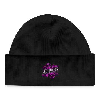 Éducateur passionné - Bonnet bébé bio - noir - Devant