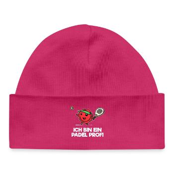 Sport Padel Statement Padel Game Player Racket - Baby Organic Beanie - hot pink - Front