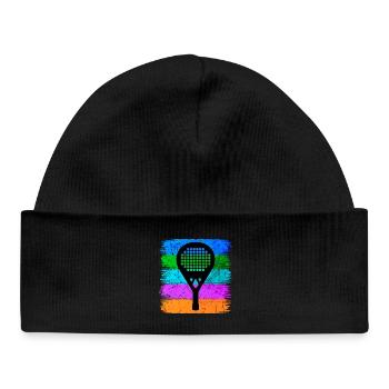 Padel Sport Racket Leisure Padel Game Fans - Baby Organic Beanie - black - Front