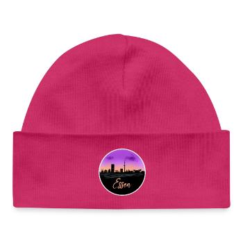 Essen Fine Skyline - Baby Organic Beanie - hot pink - Front