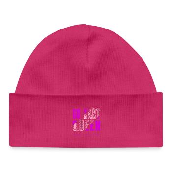 Allez Kart Queen - Bonnet bébé bio - hot pink - Devant