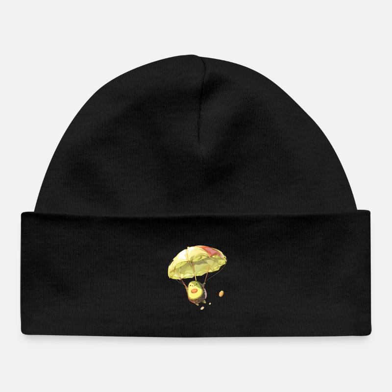 Parachutisme Avocat - Bonnet bébé bio - noir