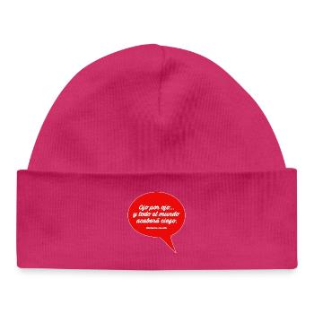 An eye for an eye - Baby Organic Beanie - hot pink - Front