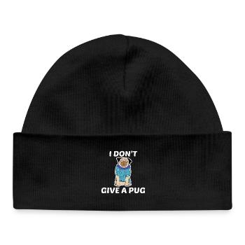 Dog Statement Pets Cuddly Pet Pet - Baby Organic Beanie - black - Front