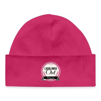 Lieblingsort Pilsum - Baby Organic Mütze - hot Pink - Vorne