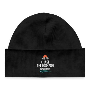 Trail Running - Chase The Horizon - Baby Organic Beanie - black - Front