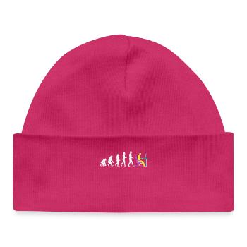 Développeur Evolution Computergeek Open Source - Bonnet bébé bio - hot pink - Devant