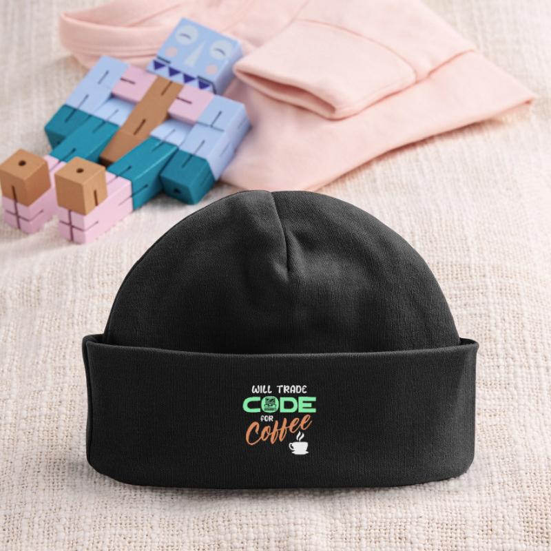 Programmer Developer Code Statement Computer Baby Organic Beanie