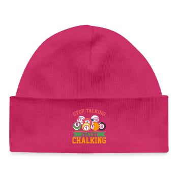 Blague de billard - Bonnet bébé bio - hot pink - Devant