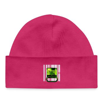 SPOT - STOP - Baby Organic Mütze - hot Pink - Vorne