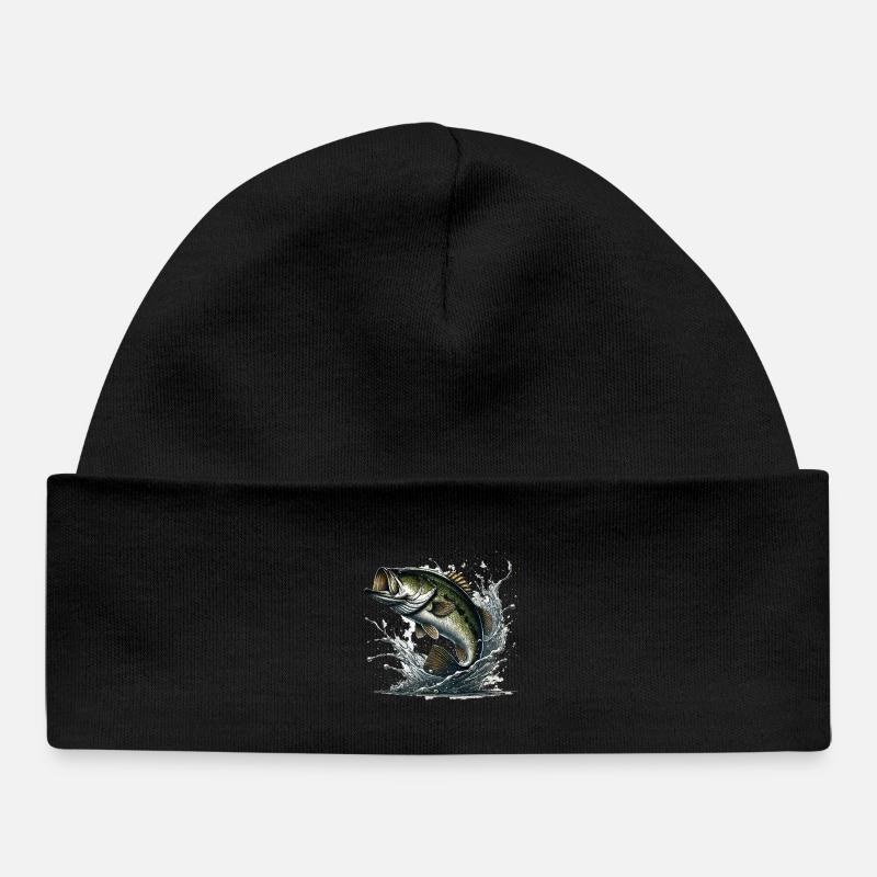 Sandre - Bonnet bébé bio - noir