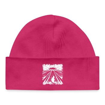 Bowling Sports - Baby Organic Beanie - hot pink - Front