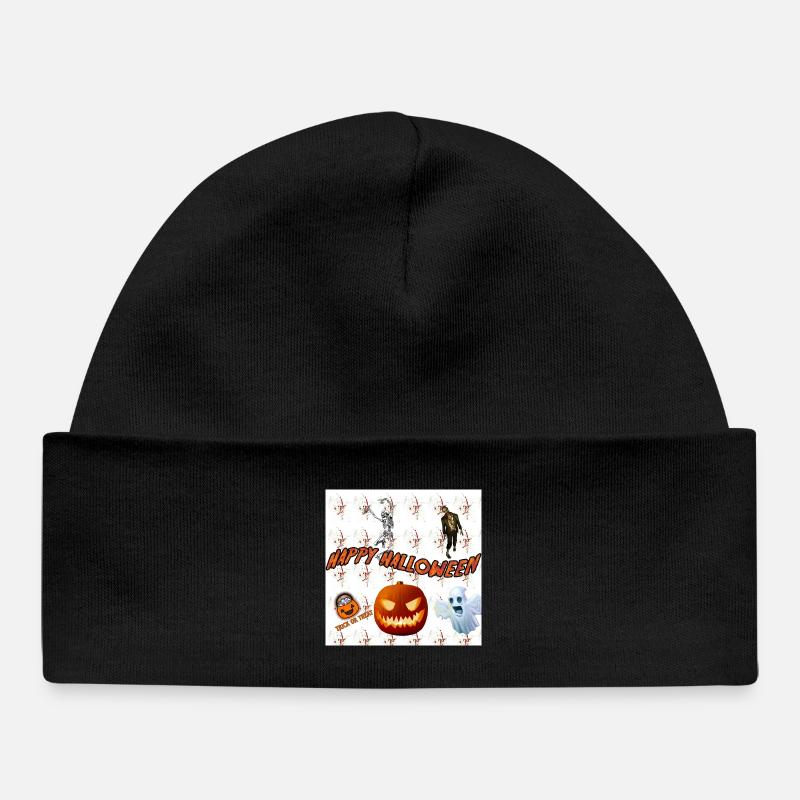 Joyeux Halloween Version 3 - Bonnet bébé bio - noir