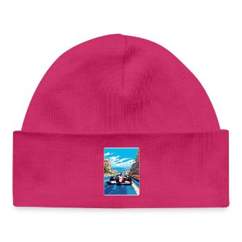Monte Carlo Circuit Motorsport Race Monaco Race - Bonnet bébé bio - hot pink - Devant