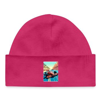 Abu Dhabi Circuit Motorsport Race Uae Travel Card - Baby Organic Mütze - hot Pink - Vorne