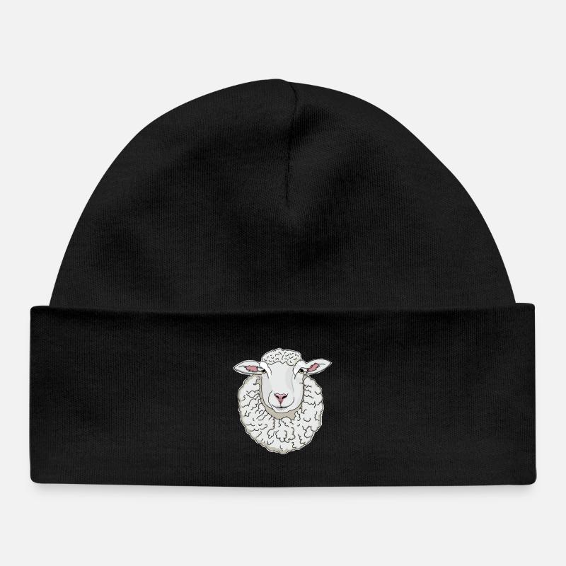 Mouton - Bonnet bébé bio - noir