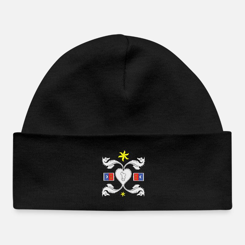 Mayotte - Bonnet bébé bio - noir