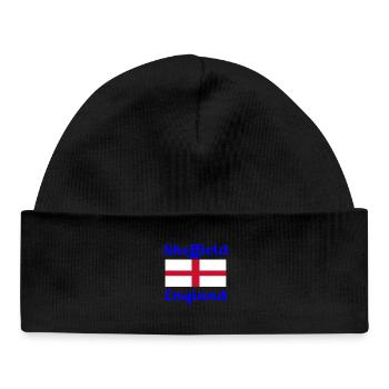 Sheffield English - Stylish prints - Baby Organic Beanie - black - Front