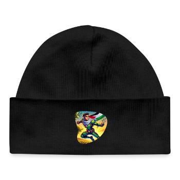 Falastin Héros - Bonnet bébé bio - noir - Devant