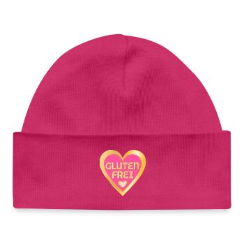 GLUTENFREI ZÖLIAKIE DÜNNDARM - Baby Organic Mütze - hot Pink - Vorne