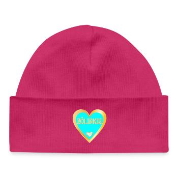 ZÖLIAKIE HERZ DÜNNDARM - Baby Organic Mütze - hot Pink - Vorne