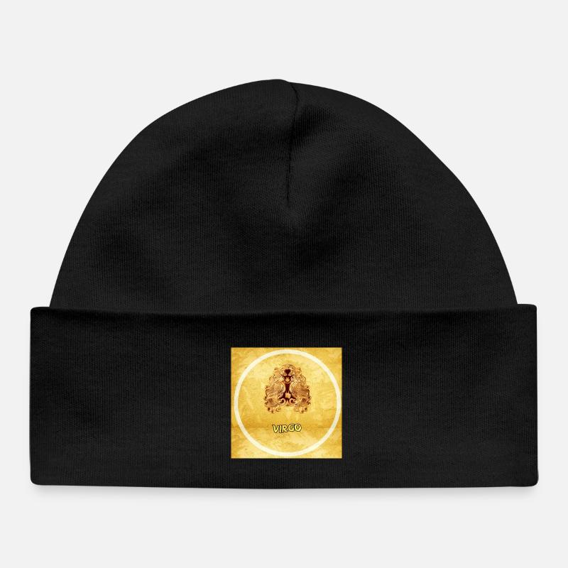 Vierge - Bonnet bébé bio - noir