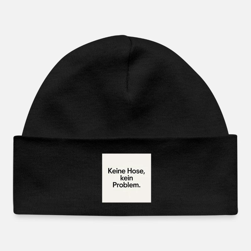 JensJensen - Bonnet bébé bio - noir