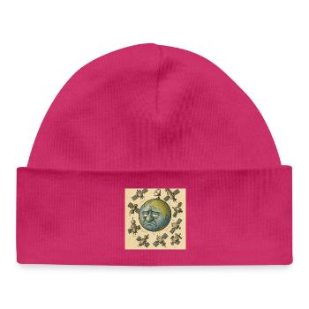 Sad land - Baby Organic Beanie - hot pink - Front