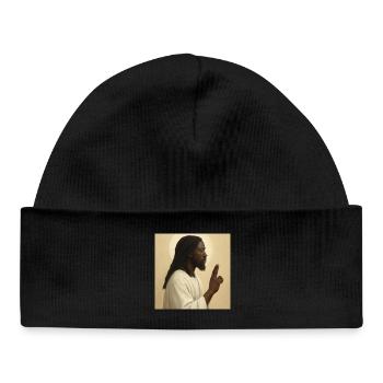 An inspiring portrait of contemporary spirituality - Baby Organic Beanie - black - Front
