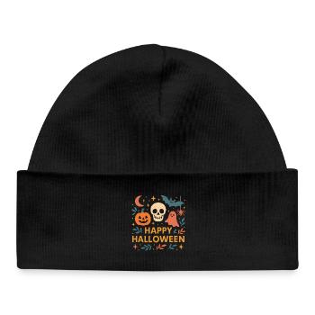 Classic Halloween - Baby Organic Beanie - black - Front