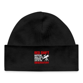 Astronomie Humour Science Jeu de mots - Bonnet bébé bio - noir - Devant