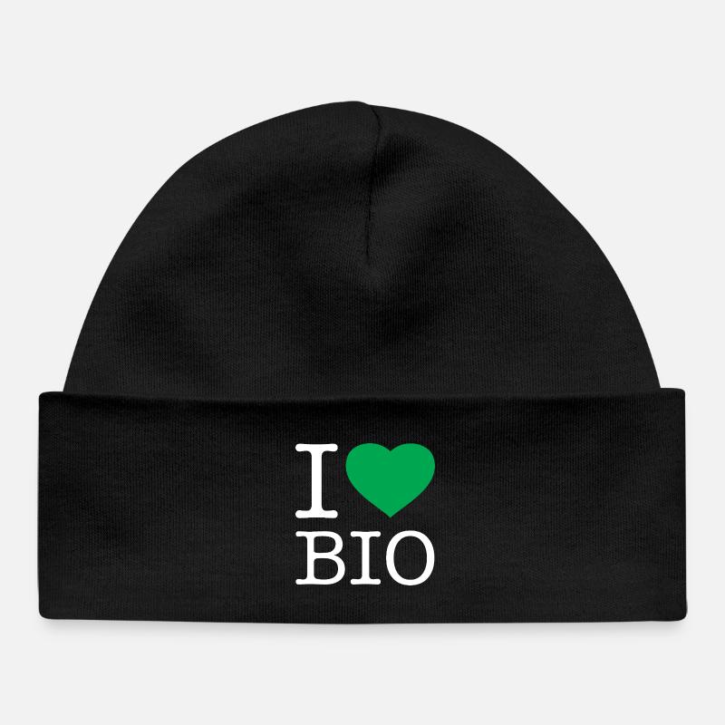 J’adore le bio - Bonnet bébé bio - noir
