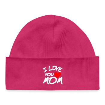 Mutter - Baby Organic Mütze - hot Pink - Vorne