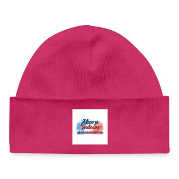 Toujours Toulouse - Bonnet bébé bio - hot pink - Devant