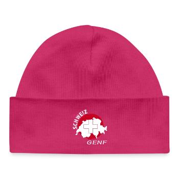 Genf - Baby Organic Mütze - hot Pink - Vorne