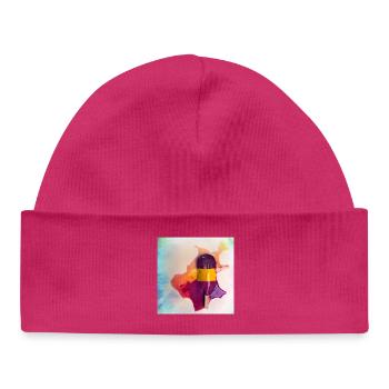 Popsicle - Baby Organic Beanie - hot pink - Front