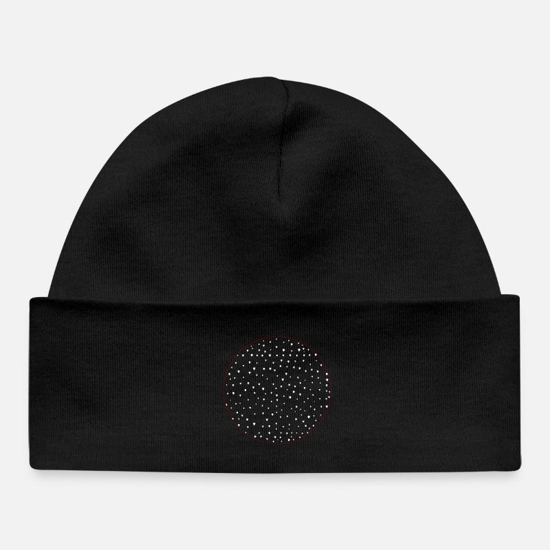 Neige - Bonnet bébé bio - noir