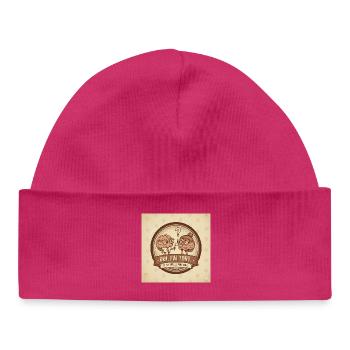 Ich irre mich - Duo Brain - Baby Organic Mütze - hot Pink - Vorne