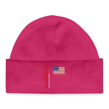 San Francisco - Baby Organic Beanie - hot pink - Front