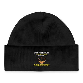 Licensed TCM Practitioner Expert Dedicated  - Baby Organic Beanie - black - Front